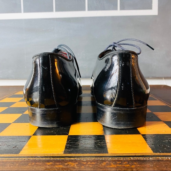 Bally Palace Black Leather Shoes, 8.5